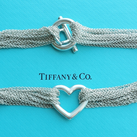 Retired multi strand toggle choker necklace - Picture 6 of 10